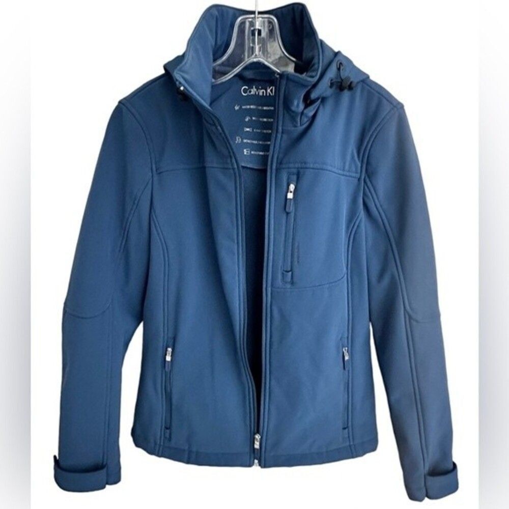 Calvin Klein Blue Water Resistant Jacket. Size XS.